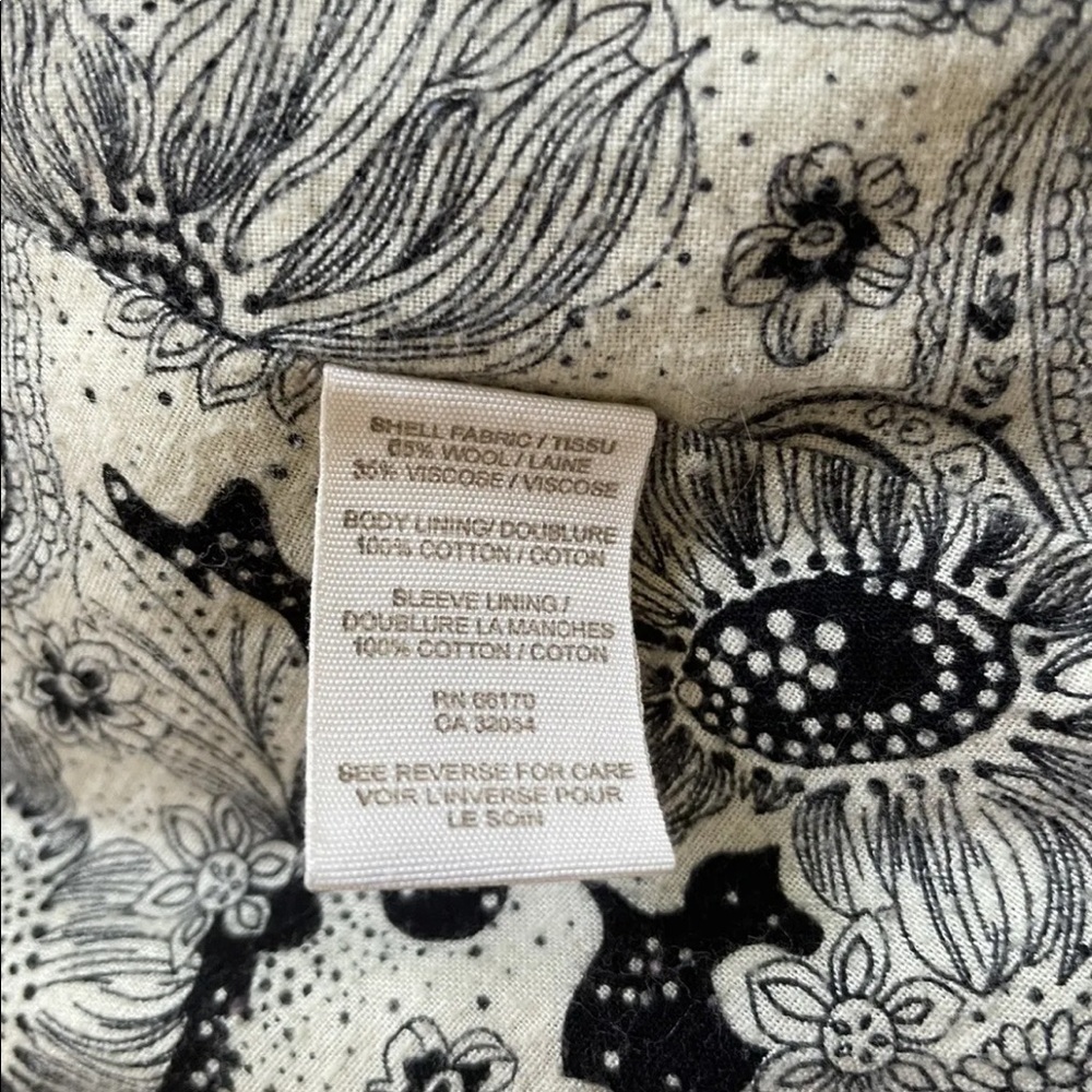 Free People Wool Coat Jacket Womens Sz Small Heather Gray Lined - Picture 7 of 9